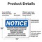 Signmission Pressure Washer Procedures Inspect Equipment, 14 in W x Rectangle, Plastic OS-2PACK-NS-P-1014-L-17793 - alternate 2